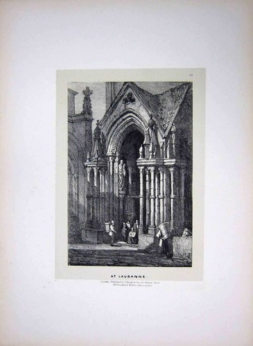 Original old antique print - original,