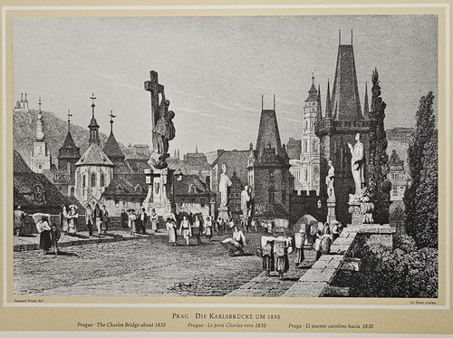 Prague karl sbrücke 1830 - prague,