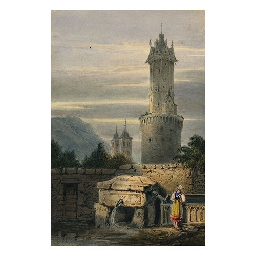 Round tower andernach - round,