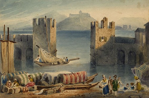 Anghiera castle arona - anghiera, lake